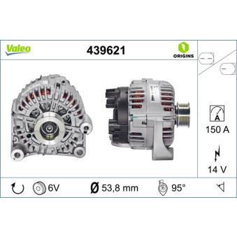 Alternateur VALEO 439621