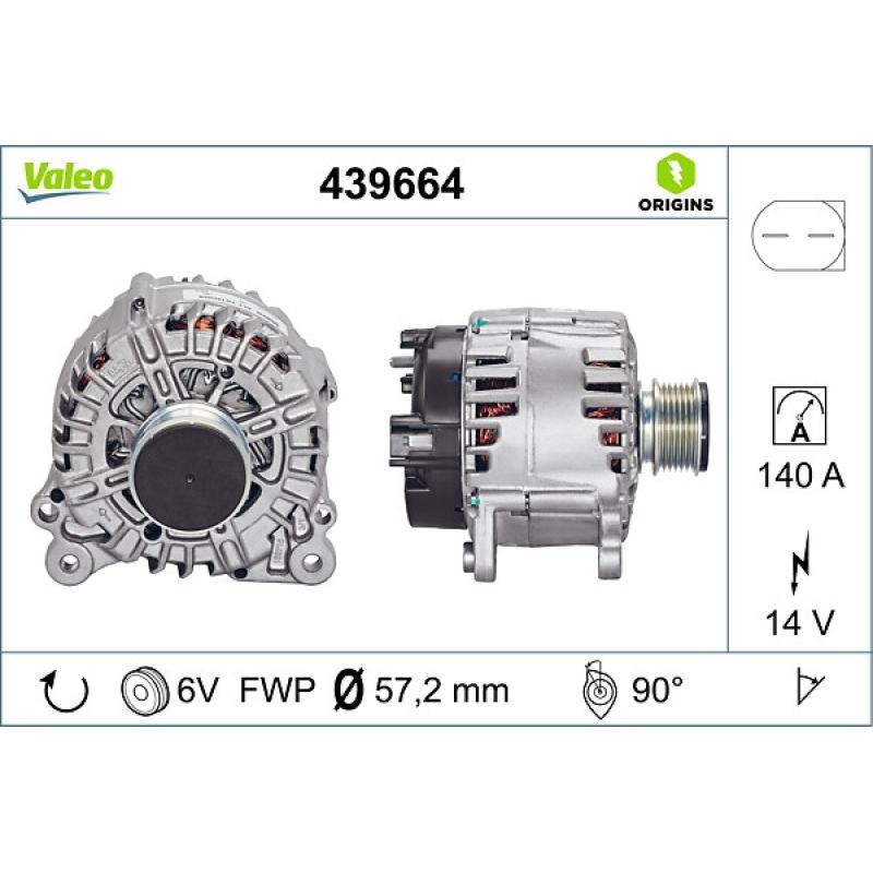 Alternateur VALEO 439664 - Visuel 1