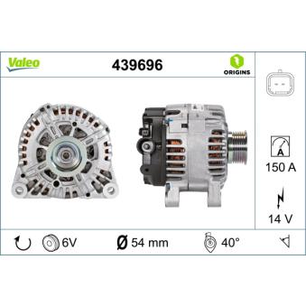 Alternateur VALEO 439696