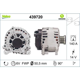 Alternateur VALEO 439720