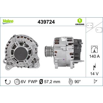 Alternateur VALEO 439724