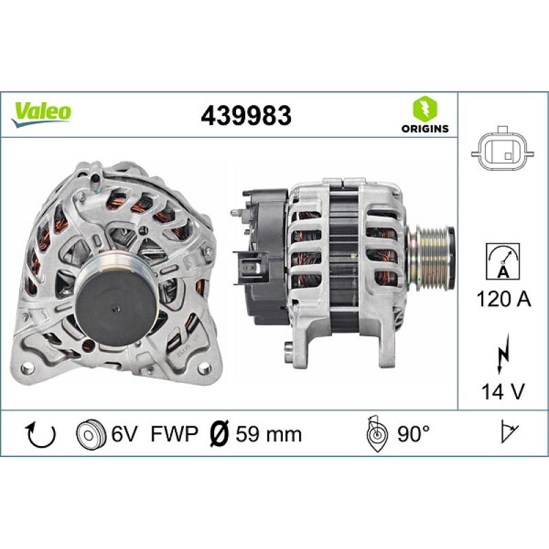 Alternateur VALEO 439983 - Visuel 1