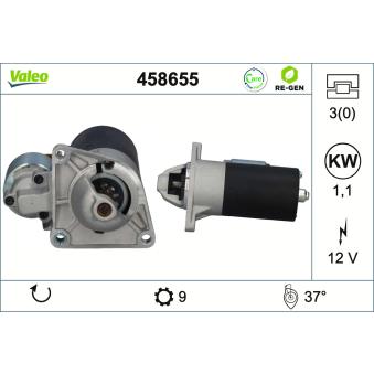 Démarreur VALEO 458655