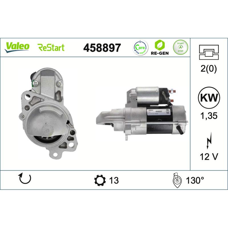 Démarreur VALEO 458897 - Visuel 1