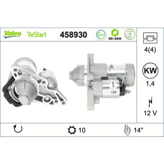Démarreur VALEO 458930