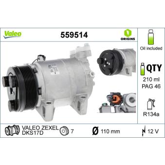 Compresseur, climatisation VALEO