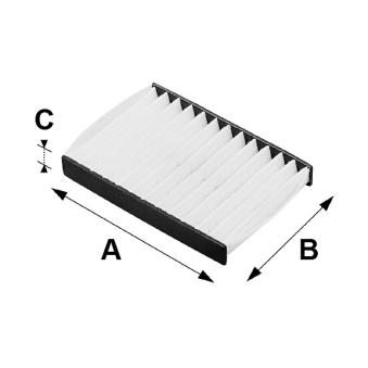 Filtre, air de l'habitacle VALEO