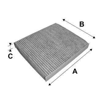 Filtre, air de l'habitacle VALEO