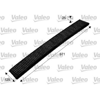 Filtre, air de l'habitacle VALEO 698750