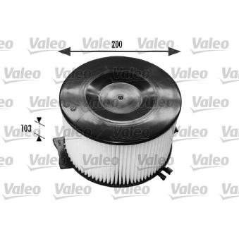 Filtre, air de l'habitacle VALEO 698794