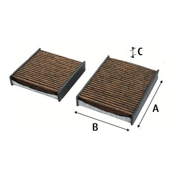 Filtre, air de l'habitacle VALEO 701007