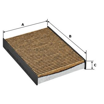 Filtre, air de l'habitacle VALEO 701032