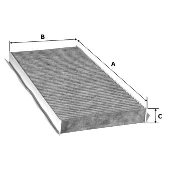 Filtre, air de l'habitacle VALEO