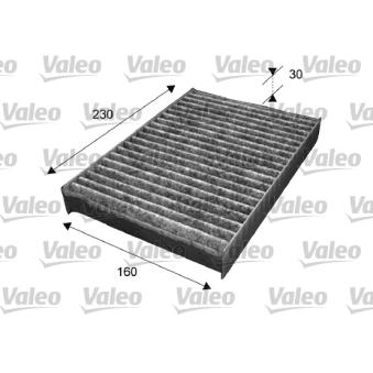 Filtre, air de l'habitacle VALEO 715538