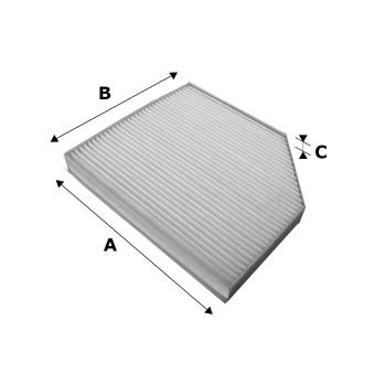 Filtre, air de l'habitacle VALEO