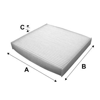 Filtre, air de l'habitacle VALEO