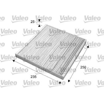 Filtre, air de l'habitacle VALEO