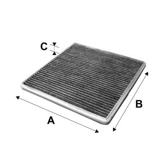 Filtre, air de l'habitacle VALEO