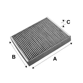 Filtre, air de l'habitacle VALEO