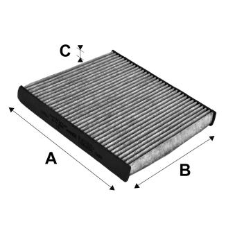 Filtre, air de l'habitacle VALEO