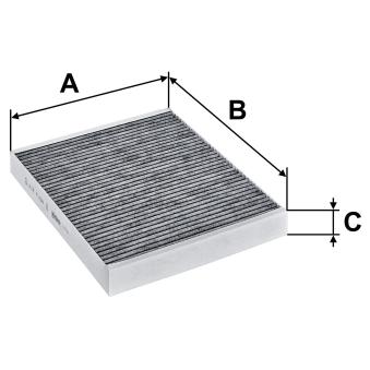 Filtre, air de l'habitacle VALEO