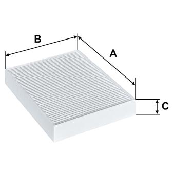 Filtre, air de l'habitacle VALEO