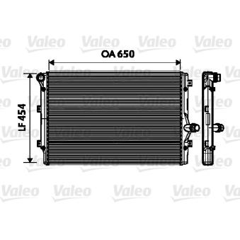 Radiateur, refroidissement du moteur VALEO 734333