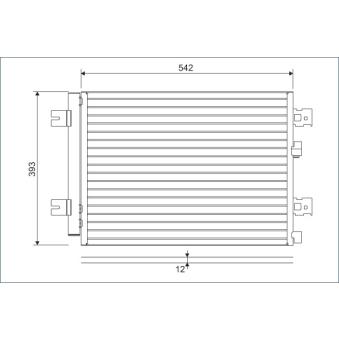 Condenseur, climatisation VALEO