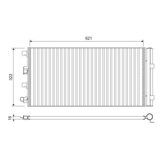 Condenseur, climatisation VALEO 814178