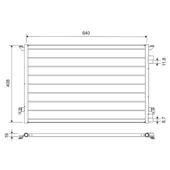Condenseur, climatisation VALEO