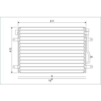 Condenseur, climatisation VALEO 817741