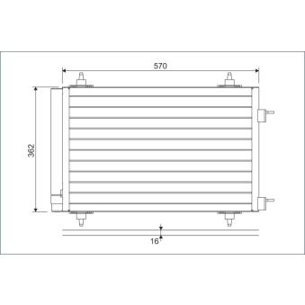 Condenseur, climatisation VALEO