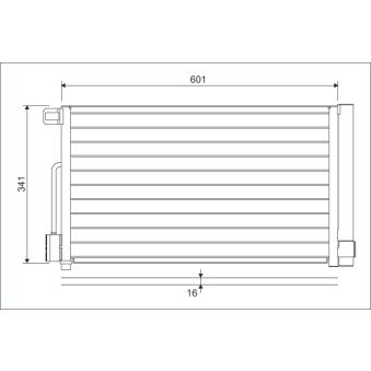 Condenseur, climatisation VALEO 818193