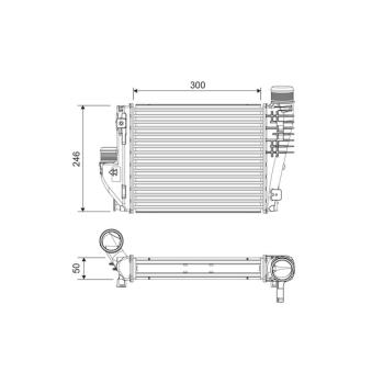 Intercooler, échangeur VALEO