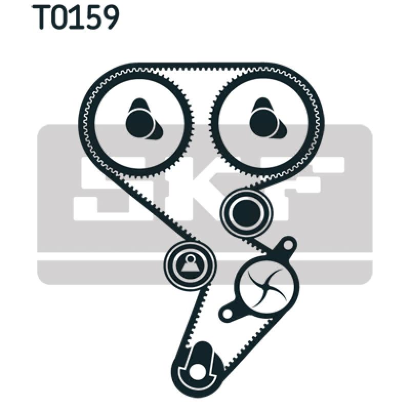 Kit de distribution SKF VKMA 06021 - Visuel 1