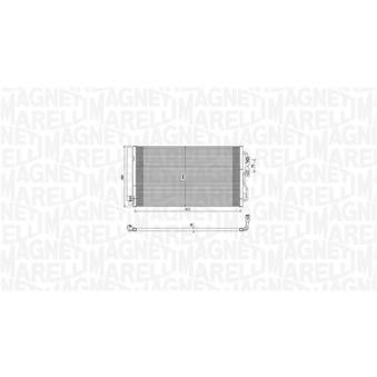 Condenseur, climatisation MAGNETI MARELLI