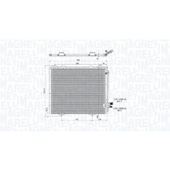 Condenseur, climatisation MAGNETI MARELLI