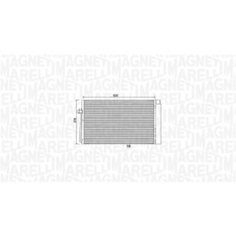 Condenseur, climatisation MAGNETI MARELLI 350203899000
