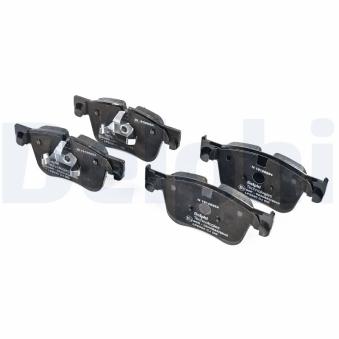 Jeu de 4 plaquettes de frein avant DELPHI