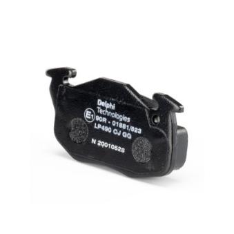 Jeu de 4 plaquettes de frein avant DELPHI