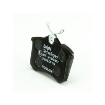 Jeu de 4 plaquettes de frein arrière DELPHI LP565