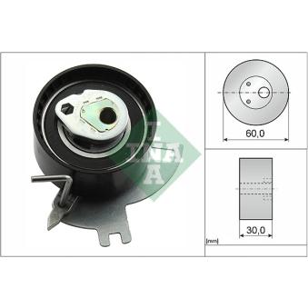 Poulie-tendeur, courroie crantée INA 531 0885 10