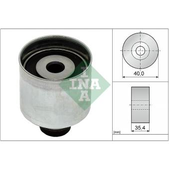 Poulie renvoi/transmission, courroie de distribution INA