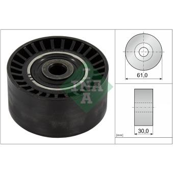 Poulie renvoi/transmission, courroie de distribution INA