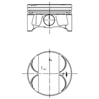 Piston KOLBENSCHMIDT 40085620