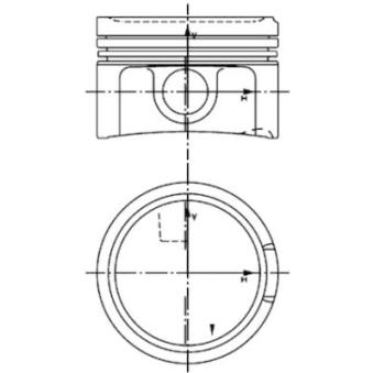 Piston KOLBENSCHMIDT 40434600