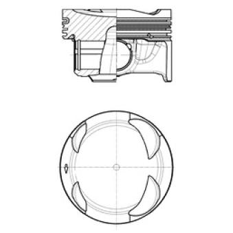 Piston KOLBENSCHMIDT 41108600