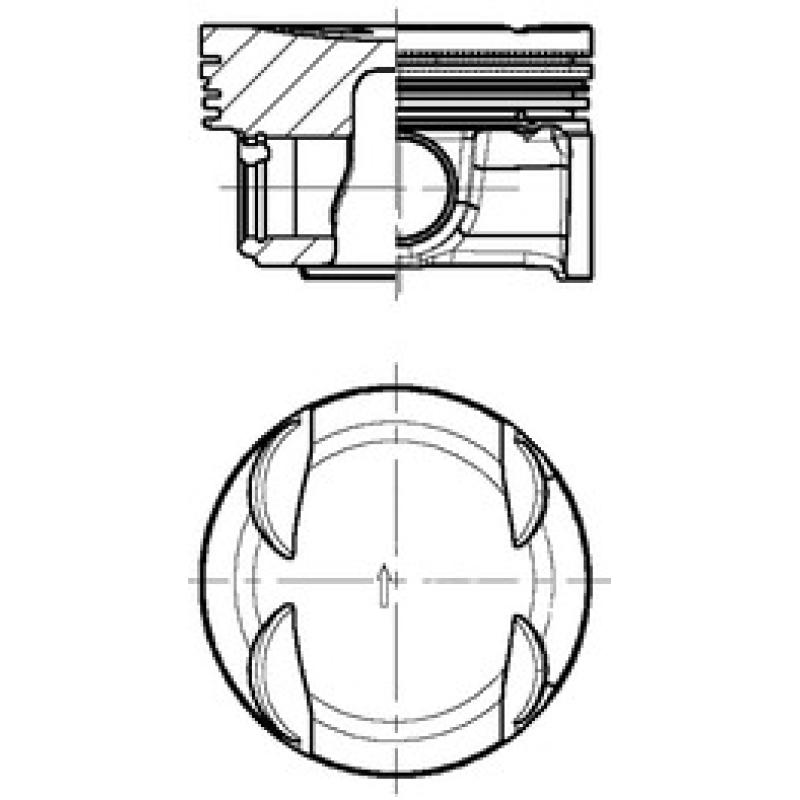Piston KOLBENSCHMIDT 41940620 - Visuel 2