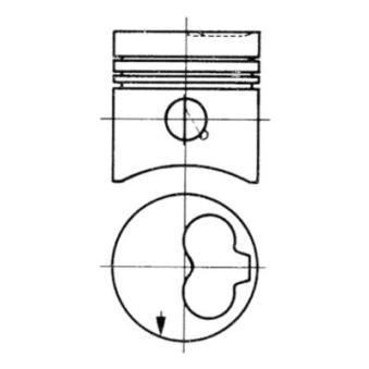 Piston KOLBENSCHMIDT 93260600