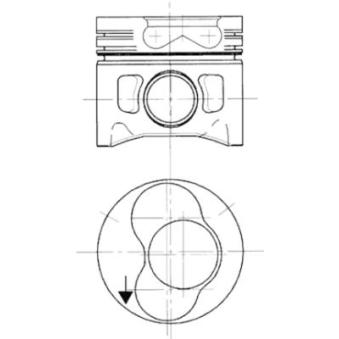 Piston KOLBENSCHMIDT 94427730